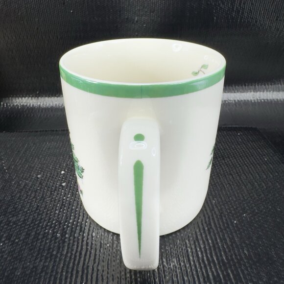 Vintage Spode Christmas Tree Coffee Mug Cup Set 2 Ceramic Mugs Cups Stoneware - Picture 12 of 14